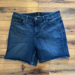 Lee Women's Dark Blue Jean Shorts